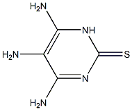 4,5,6-三氨基-2-硫嘧啶 结构式