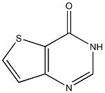 3H-Thieno[3,2-d]pyrimidin-4-one,,结构式
