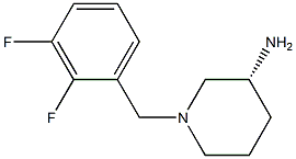 (3R)-1-(2,3-difluorobenzyl)piperidin-3-amine