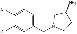 (3R)-1-(3,4-dichlorobenzyl)pyrrolidin-3-amine Struktur