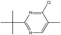 2-tert-butyl-4-chloro-5-methylpyrimidine Structure