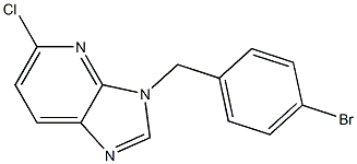 3-(4-bromobenzyl)-5-chloro-3H-imidazo[4,5-b]pyridine Structure