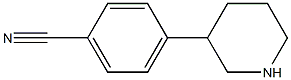 4-piperidin-3-ylbenzonitrile Structure