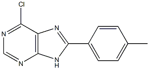 6-chloro-8-(4-methylphenyl)-9H-purine Structure