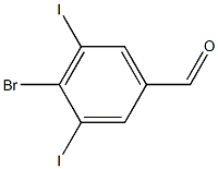 4-bromo-3,5-diiodobenzaldehyde