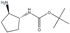 (1R,2R)-Boc-1,2-diaminocyclopentane Structure