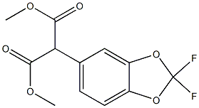 DIMETHYL (2,2-DIFLUOROBENZO-1,3-DIOXOL-5-YL)MALONATE Struktur