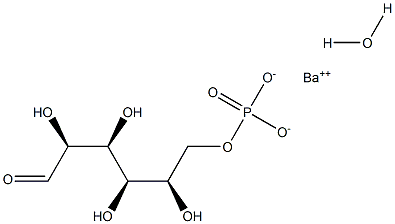 MANNOSE-6-PHOSPHATE BARIUM SALT HYDRATE Struktur