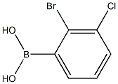 2-溴-3-氯苯硼酸,,结构式