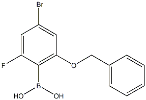  6-苄氧基-4-溴-2-氟苯硼酸