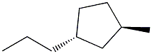  1-methyl-trans-3-propylcyclopentane