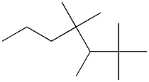 2,2,3,4,4-pentamethylheptane 化学構造式