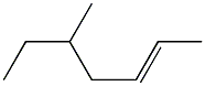 5-methyl-trans-2-heptene Structure