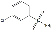 间氯苯磺酰胺, , 结构式