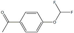 P-DIFLUOROMETHOXYACETOPHENONE Struktur