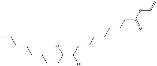 vinyl 9:10-dihydroxystearate Struktur