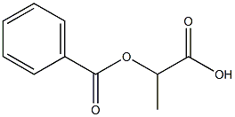 lactic acid benzoate Struktur