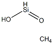 methanesiliconic acid 化学構造式