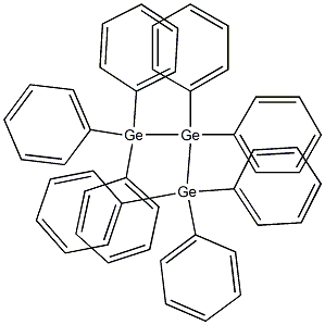 八苯基三鍺, , 结构式