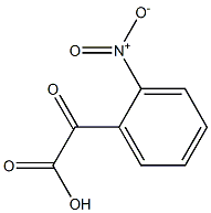 o-nitrophenylglyoxylic acid Struktur