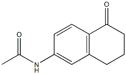 6-Acetamido-1-tetralone,,结构式