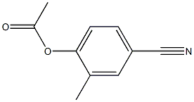 4-ACETOXY-3-METHYLBENZONITRILE Structure