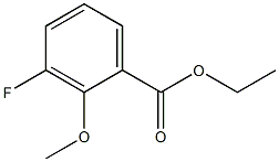 3-FLUORO-2-METHOXYBENZOIC ACID ETHYL ESTER Structure