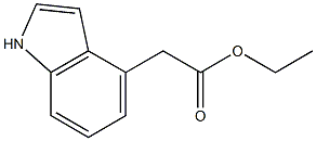 ETHYL INDOLE-4-ACETATE 结构式