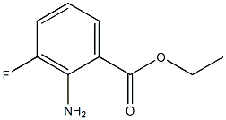 2-AMINO-3-FLUOROBENZOIC ACID ETHYL ESTER Structure