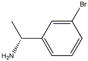 (1R)-1-(3-BROMOPHENYL)ETHANAMINE Structure