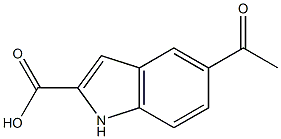 5-ACETYL-1H-INDOLE-2-CARBOXYLIC ACID Structure