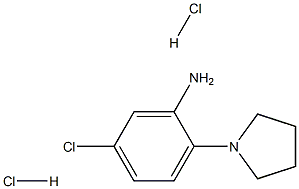 5-CHLORO-2-PYRROLIDIN-1-YLANILINE DIHYDROCHLORIDE Structure
