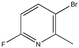 5-BROMO-2-FLUORO-6-PICOLINE,98% Structure