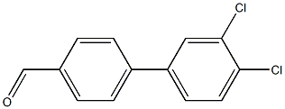 4-(3,4-DICHLOROPHENYL)BENZALDEHYDE 95% 化学構造式