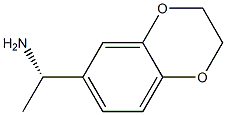 (1S)-1-(2,3-DIHYDRO-1,4-BENZODIOXIN-6-YL)ETHANAMINE Struktur