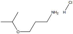 3-ISOPROPOXYPROPAN-1-AMINE HYDROCHLORIDE, , 结构式