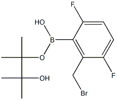 2,5-DIFLUORO-6-(BROMOMETHYL)PHENYL BORONIC ACID PINACOL ESTER Structure