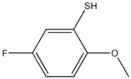 5-FLUORO-2-METHOXYTHIOPHENOL 97% Structure