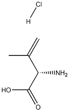 (S)-2-Amino-3-methyl-but-3-enoic acid HCl Structure