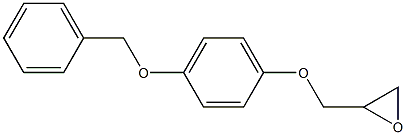 1-(P-BENZYLOXYPHENOXY)2,3-EPOXY-PROPANE Struktur