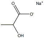 L(+)-LACTIC ACID SODIUM SALT CRYSTALLINE 化学構造式