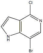 4-CHLORO-7-BROMO-5-AZAINDOLE Structure