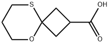 5-Oxa-9-thia-spiro[3.5]nonane-2-carboxylic acid
 Structure
