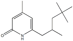 4-Methyl-6-(2,4,4-trimethylpentyl)-2-pyridone Structure