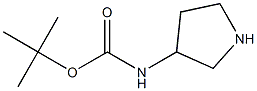 N-BOC-3-氨基吡咯,,结构式