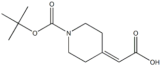 2-(1-(tert-butoxycarbonyl)piperidin-4-ylidene)acetic acid