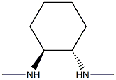 反式-(1S,2S)-N,N'-二甲基环己二胺,,结构式