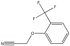 2-(邻三氟甲基苯氧基)乙腈,,结构式