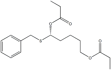 -(S-Benzyl)Mercapto-,-cyclopentamethylene propionic acid Structure