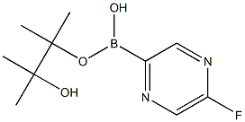 5-FLUOROPYRAZINE-2-BORONIC ACID PINACOL ESTER Struktur